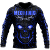 UniJames Personalized Mechanic All Over Printed Hoodie For Men and Women TN