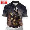 UniJames Customized Name Firefighter Unisex Shirts
