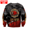 UniJames Customize Name Firefighter Unisex Shirts