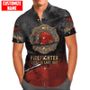 UniJames Customize Name Firefighter Unisex Shirts