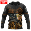 UniJames Personalized Name Mechanic Shirts Leather Metal Pattern