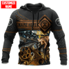 UniJames Personalized Name Mechanic Shirts Leather Metal Pattern