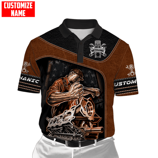 UniJames Personalized Mechanic All Over Printed Hoodie For Men and Women TN DD