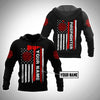 UniJames Customize Name Firefighter 3D All Printed Hoodie For Men And Women DA