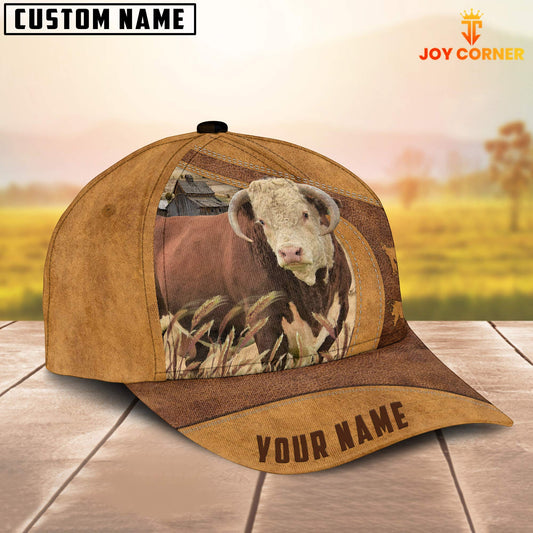 Uni Custom Name Farm Horned Hereford Cap