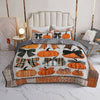 Uni All Season Quilt 3-Piece Set Sweet Love Pumpkins