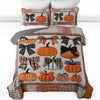 Uni All Season Quilt 3-Piece Set Sweet Love Pumpkins