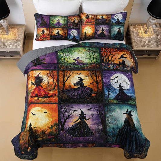 Uni All Season Quilt 3-Piece Set Witch Beauty