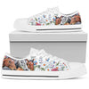Uni Horse and Flowers Low Top Shoes