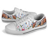 Uni Horse and Flowers Low Top Shoes