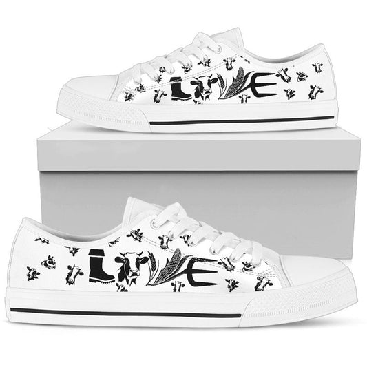 Uni Cow Lovers Low Top Shoes
