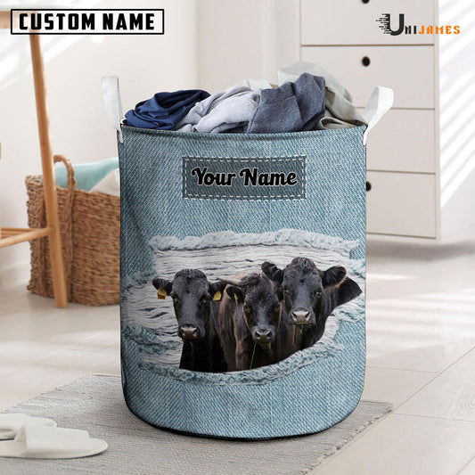 Uni Dexter Custom Name Jeans Laundry Basket