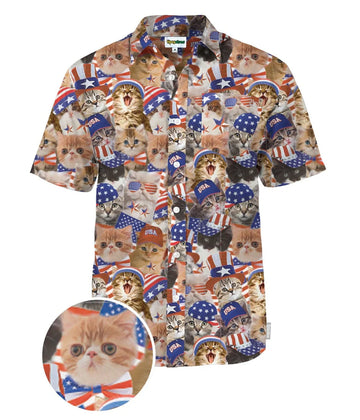 UniJames Men's Americat Button Shirt
