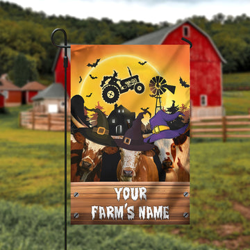 Uni Texas Longhorn Farming Customized Name 3D Flag