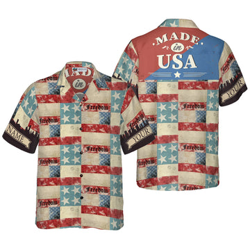 UniJames Made In USA Classic Vintage Custom Hawaiian Shirt