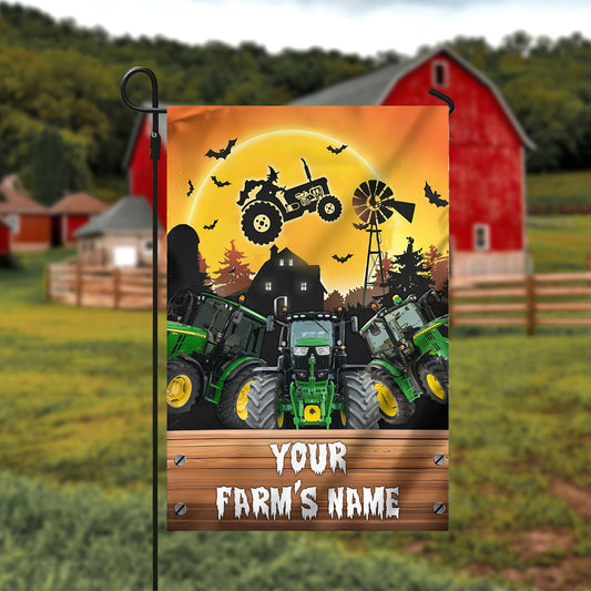 Uni Tractor Farming Customized Name 3D Flag