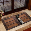 Uni Belted Galloway Window Pattern Custom Name Doormat