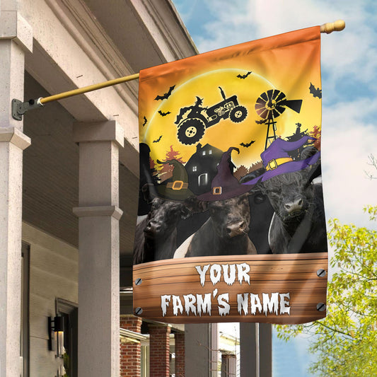 Uni Belted Galloway Farming Customized Name 3D Flag
