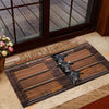 Uni Dexter Window Pattern Custom Name Doormat