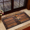 Uni Jersey Window Pattern Custom Name Doormat