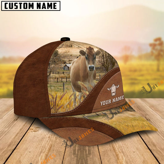 Uni Jersey Farm Living Pattern Customized Name Cap