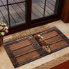 Uni Horse Window Pattern Custom Name Doormat