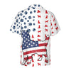 UniJames Labrador American Flag Hawaiian Shirt