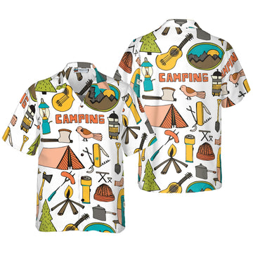 UniJames Camping Travel Road Trip Camping Hawaiian Shirt, Unique Shirt For Camping