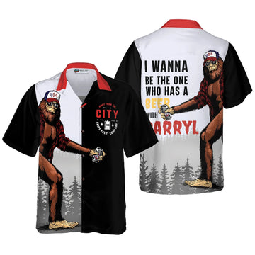 UniJames Camping & Drunk With Darryl Hawaiian Shirt