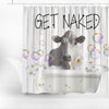 Uni Chianina Get Naked Daisy Shower Curtain