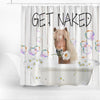 Uni Gaited Breeds Get Naked Daisy Shower Curtain