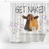 Uni Guernsey Get Naked Daisy Shower Curtain