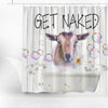 Uni Nigerian Dwarf Get Naked Daisy Shower Curtain