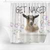 Uni Pygmy Get Naked Daisy Shower Curtain