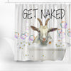 Uni Saanen Get Naked Daisy Shower Curtain