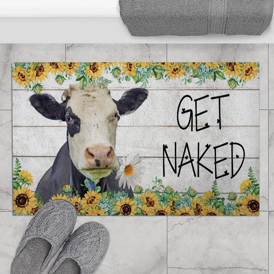 Uni Fleckvieh - Get Naked Doormat