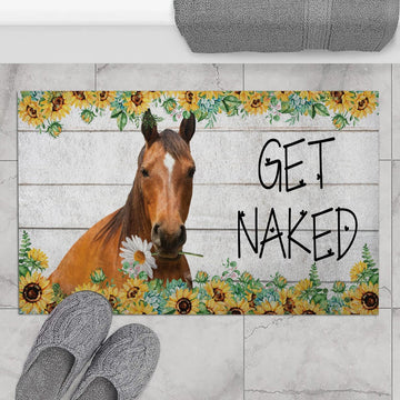 Uni Grade Horses - Get Naked Doormat