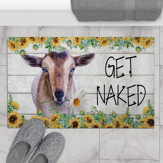 Uni Nigerian Dwarf - Get Naked Doormat