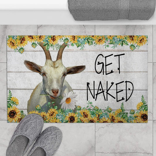 Uni Saanen - Get Naked Doormat