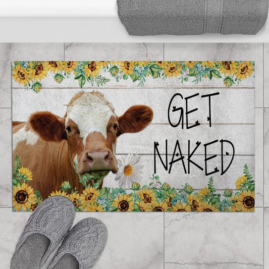 Uni Simmental Cattle - Get Naked Doormat