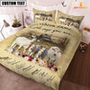 Uni Charolais No Horn God Says You Are Custom Name Bedding Set