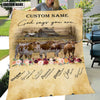 God Says You Are - Uni Personalized Name Texas Longhorn Blanket