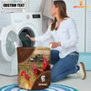 Uni Rooster Custom Name Laundry Basket