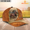 Uni Custom Name Beefmaster Leather Pattern Cap