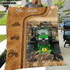 Uni Tractor Custom Name Blanket Collection