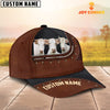 Uni Charolais Happiness Zipper Pattern Customized Name Cap