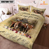 Uni Shorthorn God Says You Are Custom Name Bedding Set