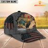 Uni Chicken Customized Name US Flag Net Cap