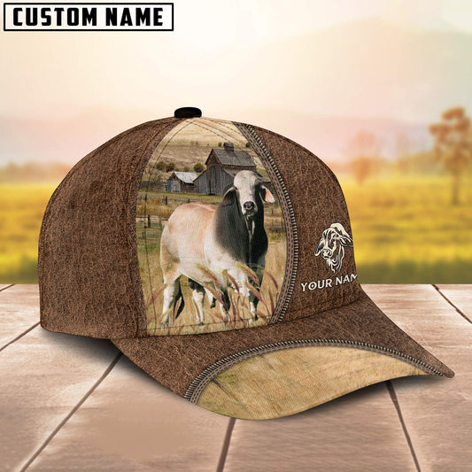 Uni Brahman Farming Personalized Name Cap