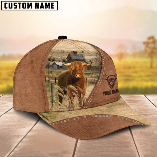 Uni Highland Customized Name Brown Cap